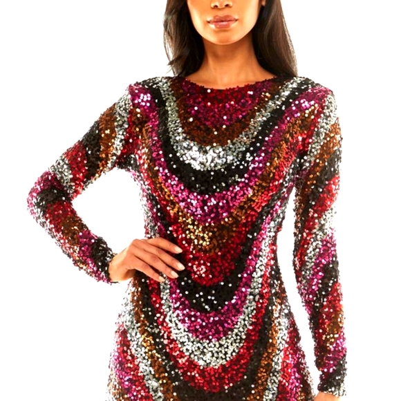 SOLD*Sequin Dress - Picture 1 of 3